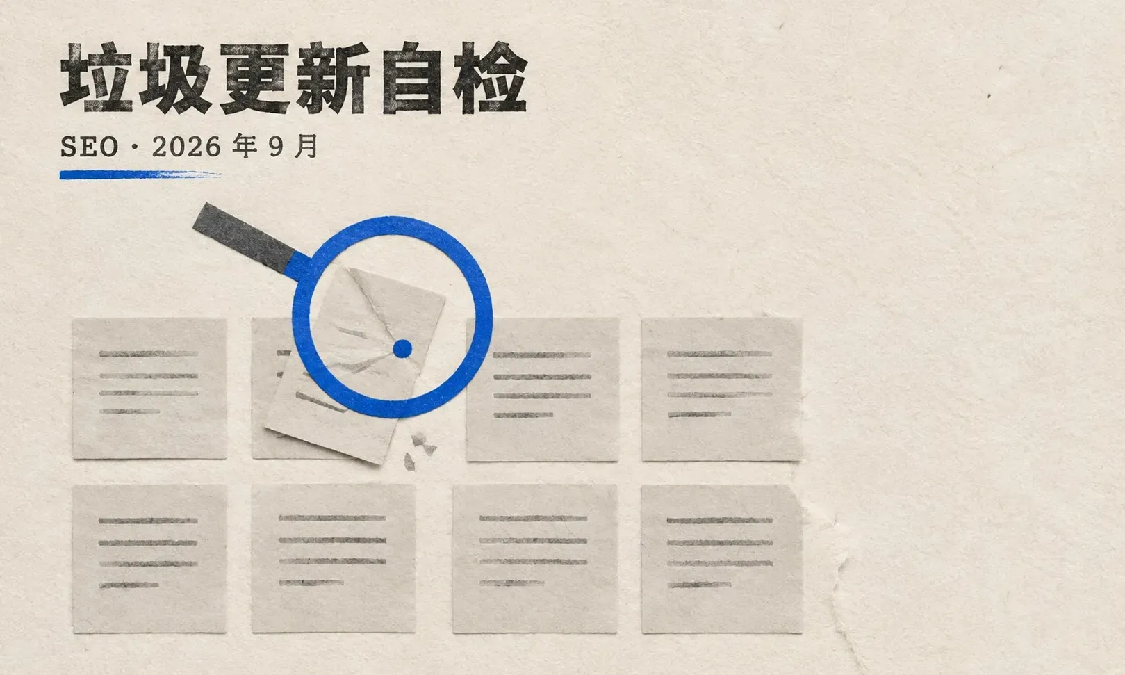 Google 9 月垃圾更新开始推送(9/24 起,全球全语言、最长两周):这一轮出海站点该盯什么、怎么自检